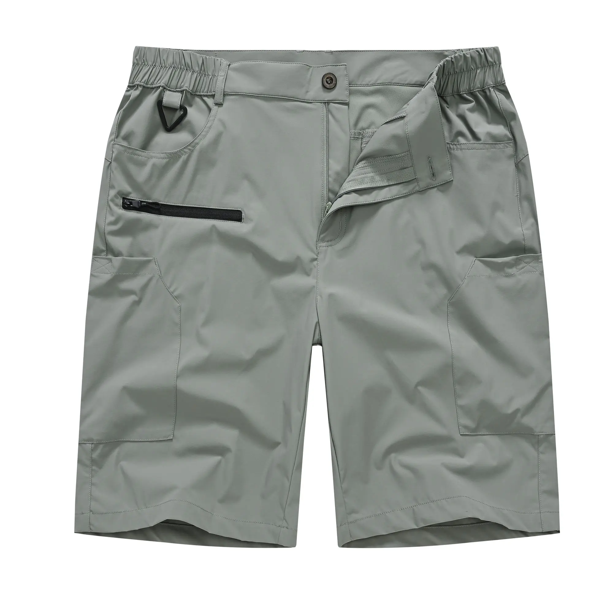 Wasserdichte Wander-Cargoshorts für Herren, lässige Sporthose, Angeln, Klettern, kurze Hose, schnell trocknende Nylon-Shorts, wasserabweisend – Detail 10