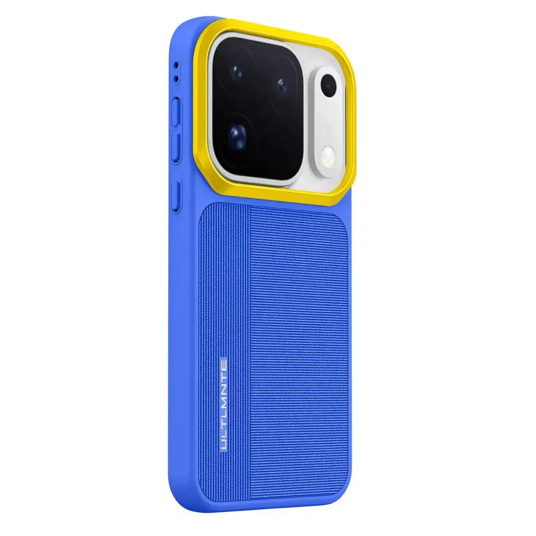 Enhance your device with the Premium Vegan Leather Texture Magnetic Anti-Slip Phone Cover.