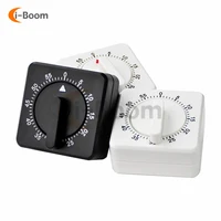 60 Minutes Kitchen Timer Count Square Cooking Up Alarm Sleep Temporizador Clock Mechanical Stopwatch Alarm Down Office Meeting 1
