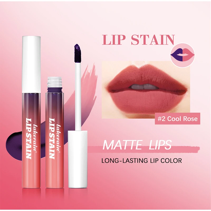 Lip Stain Tint Gloss Peel Off Long Lasting Waterproof Transfer Proof