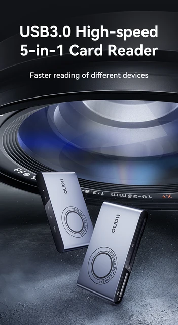 Lettore Schede 5 In 1 Con USB-C/Lightning/USB 3.0 - Per IPhone, Android, PC - Foto 6