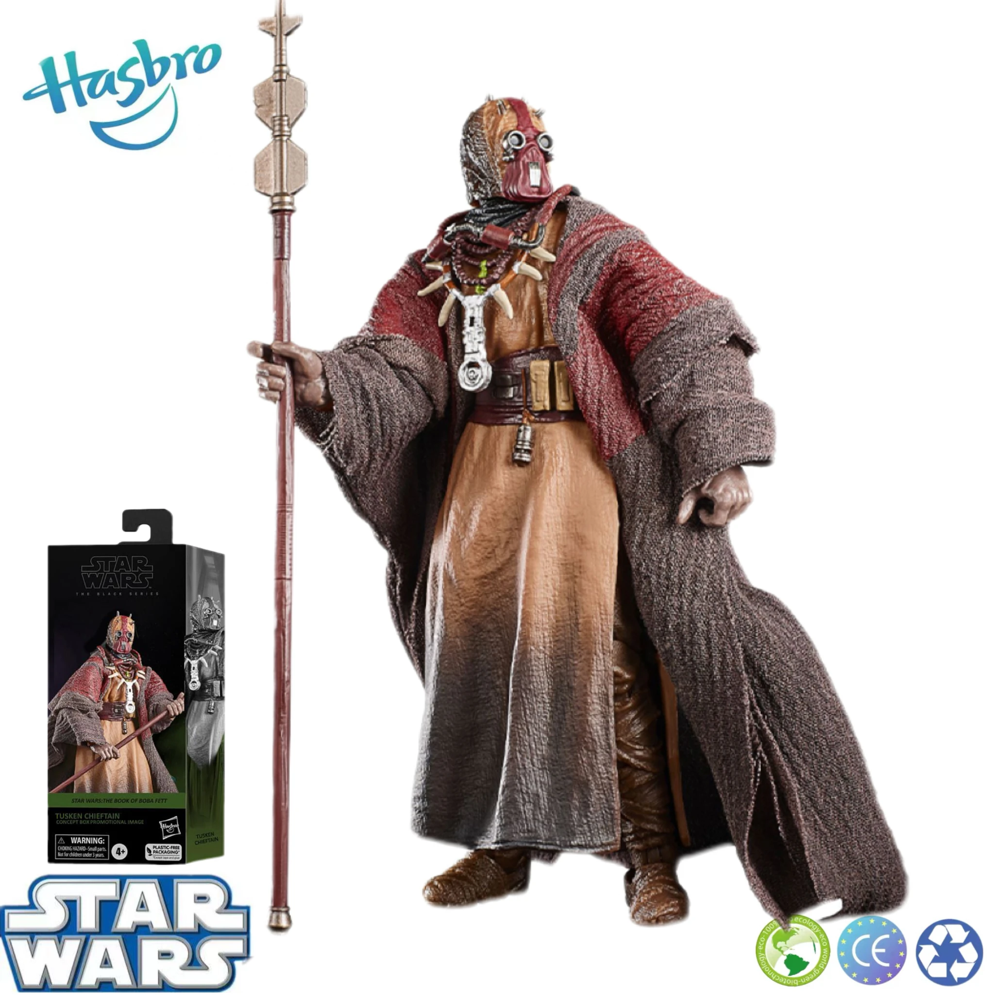 

Экшн-фигурка Hasbro Звездные войны, черная серия, книга Боба Фетта, магистрата тюскона, 6-дюймовая (15 см), модель F9984 Коллекционные сувениры
