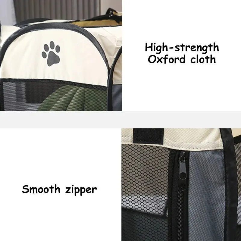 Portable Foldable Octagonal Pet Kennel