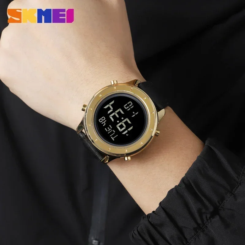 SKMEI Waterproof Countdown Calendar Digital Wristwatch reloj hombre 1864 New Sport Watches Mens Multifunction Stopwatch 4