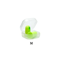 Enhanced Soundproof Sleeping Earplugs - Soft, Slow Rebound, Anti - Noise Protection - Available in Multiple Sizes (2pcs M)