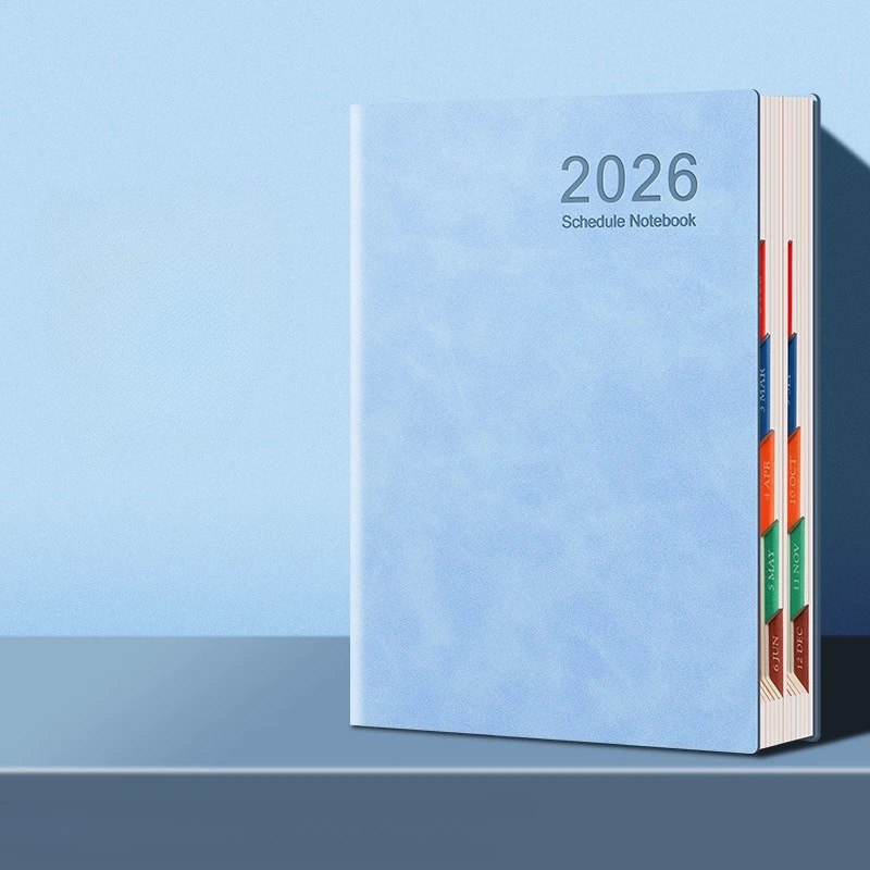 2026년 스케줄 플래너 하루 한 페이지씩 자기 관리 추적기 효율성 노트북 맞춤형 캘린더 필수품