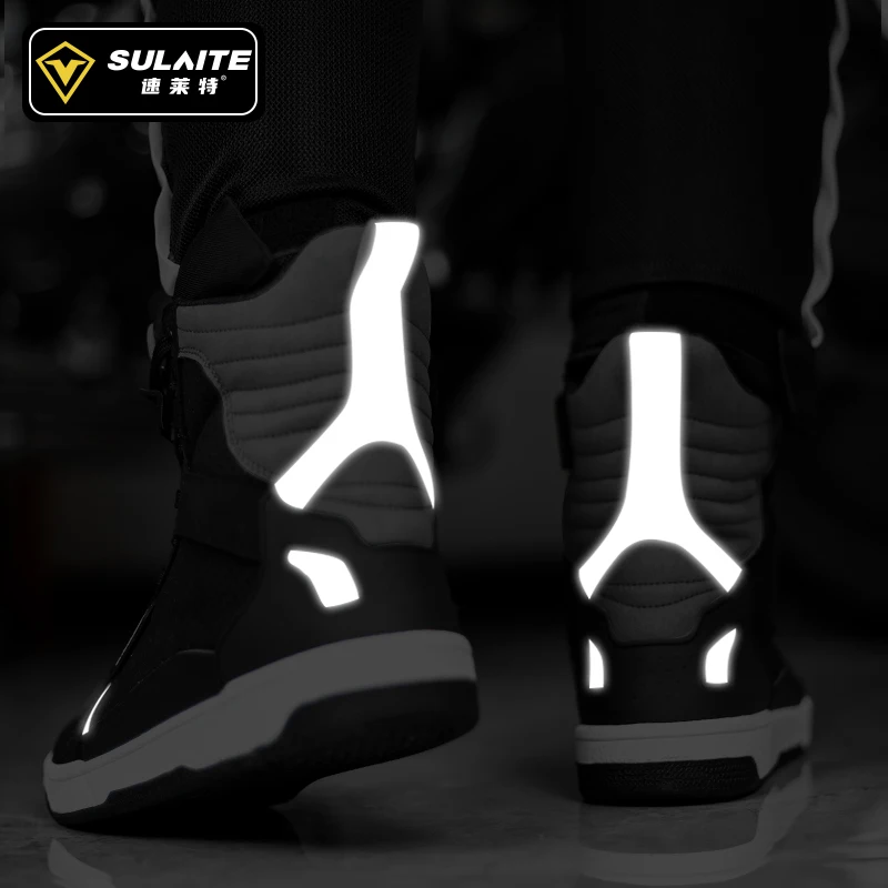 Men's Motorcycle Ankle shoes men Breathable Anti-drop Off-road Rider Rally Boots Men's Racing Shoes Motorcycle Equipment