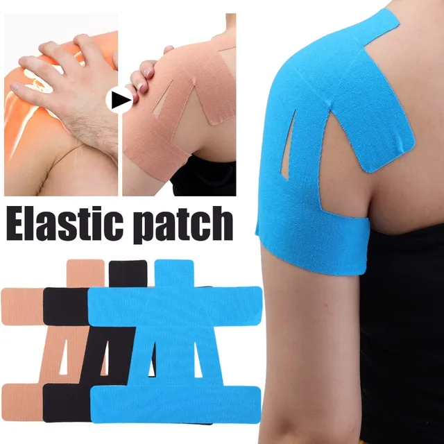 1/3/5pcs Kinesiology Tape for Shoulder Pain Relief Pre Cut Sport Waterproof Breathable Elastic Kinesiology Athletic Tape Care 2