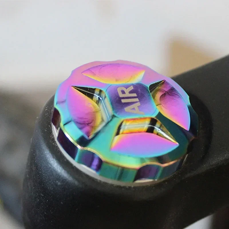 Couvercle De Chambre à Air De Fourche Avant Couvercle De Valeur De Gaz De Vélo Fourche à Suspension De Vélo Couvercle De Soupape De Gaz D'air Pour VTT(Le Sportinggoods Vélos Et Pièces