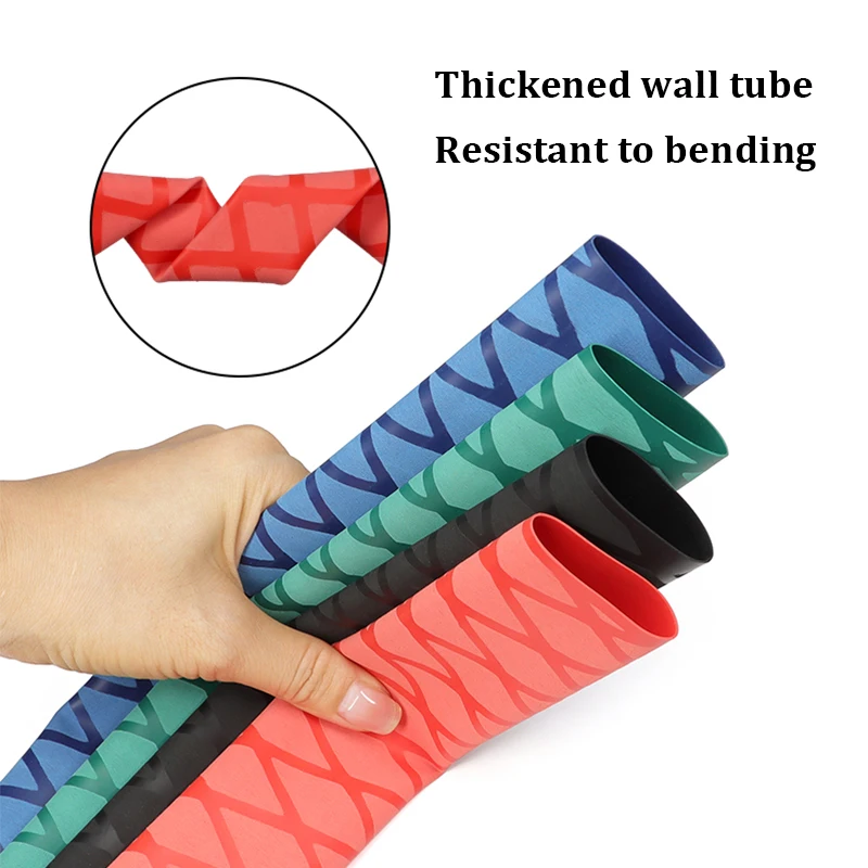 Rutschfester Schrumpfschlauch Durchmesser 15 18 20 22 25 28 30 35 40 45 50mm Angelruten-Griff Isoliert Wasserdicht Schlägergriff 1 Stück – Detail 6