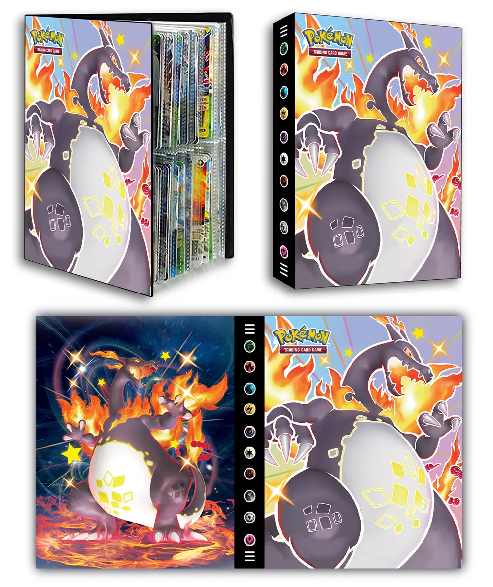 Takara tomy 240 pçs pokemon cartões álbum livro legal cartão de jogo mega  ex coleção fichário anime dos desenhos animados pokémon mewtwo pasta  brinquedos - AliExpress