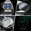 OLEVS 9910 Tourbillon Men Automatic Watch Original Waterproof Luminous Calendar Watch Skeleton Brand Luxury Men Mechanical Watch 5