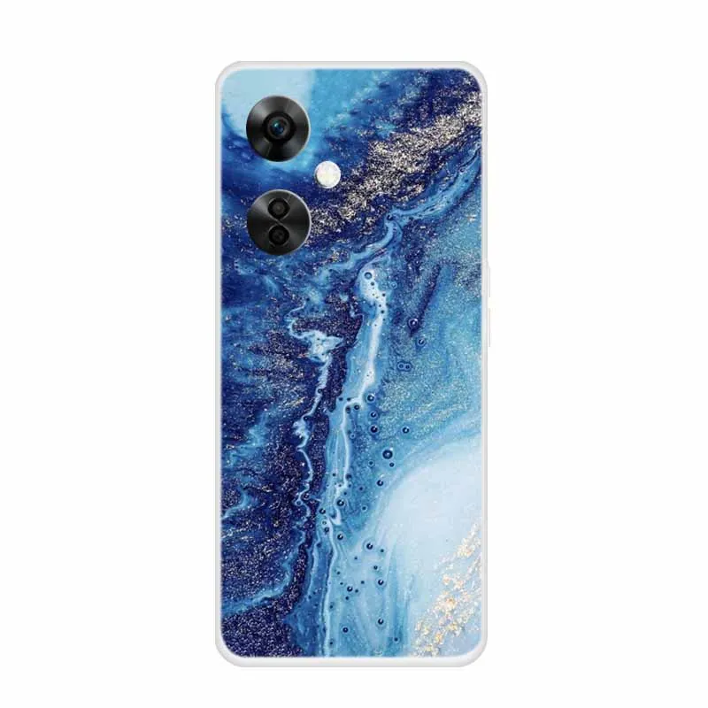 Marble Clear Soft TPU Silicone Phone Cover, Transparent
