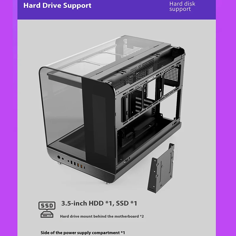 XGAMERX Phantom Wing MATX PCケース ヨーロピアンウィング ダブルドア