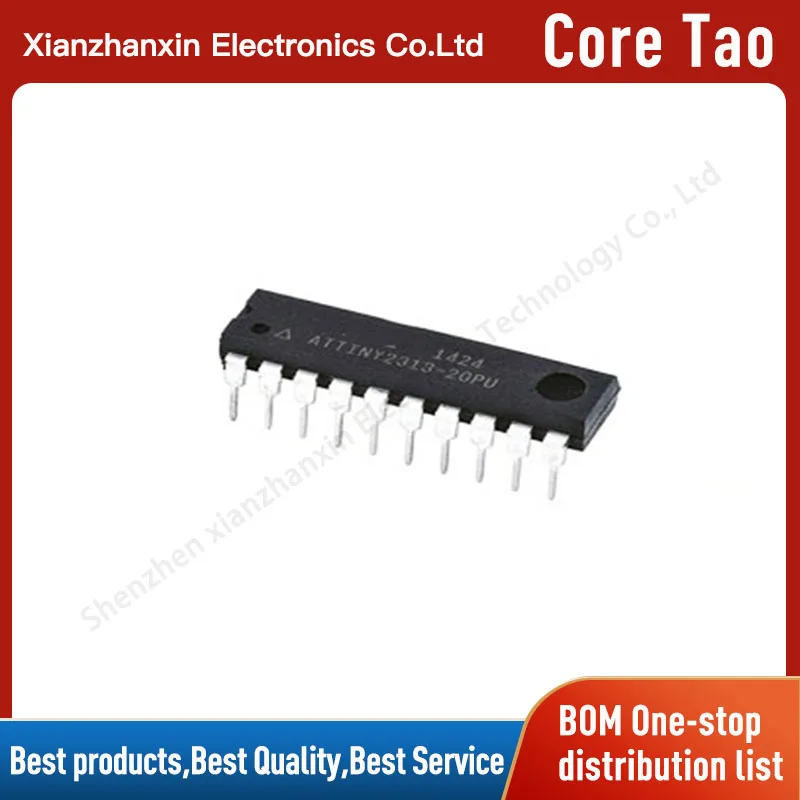 

1~5pcs/lot ATTINY2313A-PU DIP-20 ATTINY2313A Microcontroller chip
