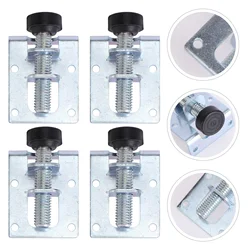 4pcs Screw Corner Furniture Adjustable Cabinet Legs Leveler Table Sofa Metal Leveling Feet Floor Protection