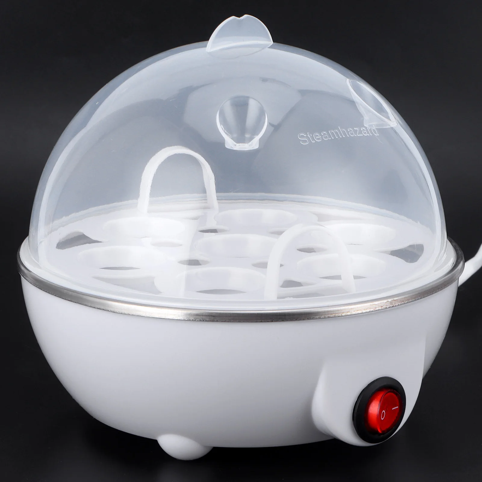 Electric Egg Cooker Egg Cooker Mini Eggs Cooker 350W for Home Kitchen Restaurant