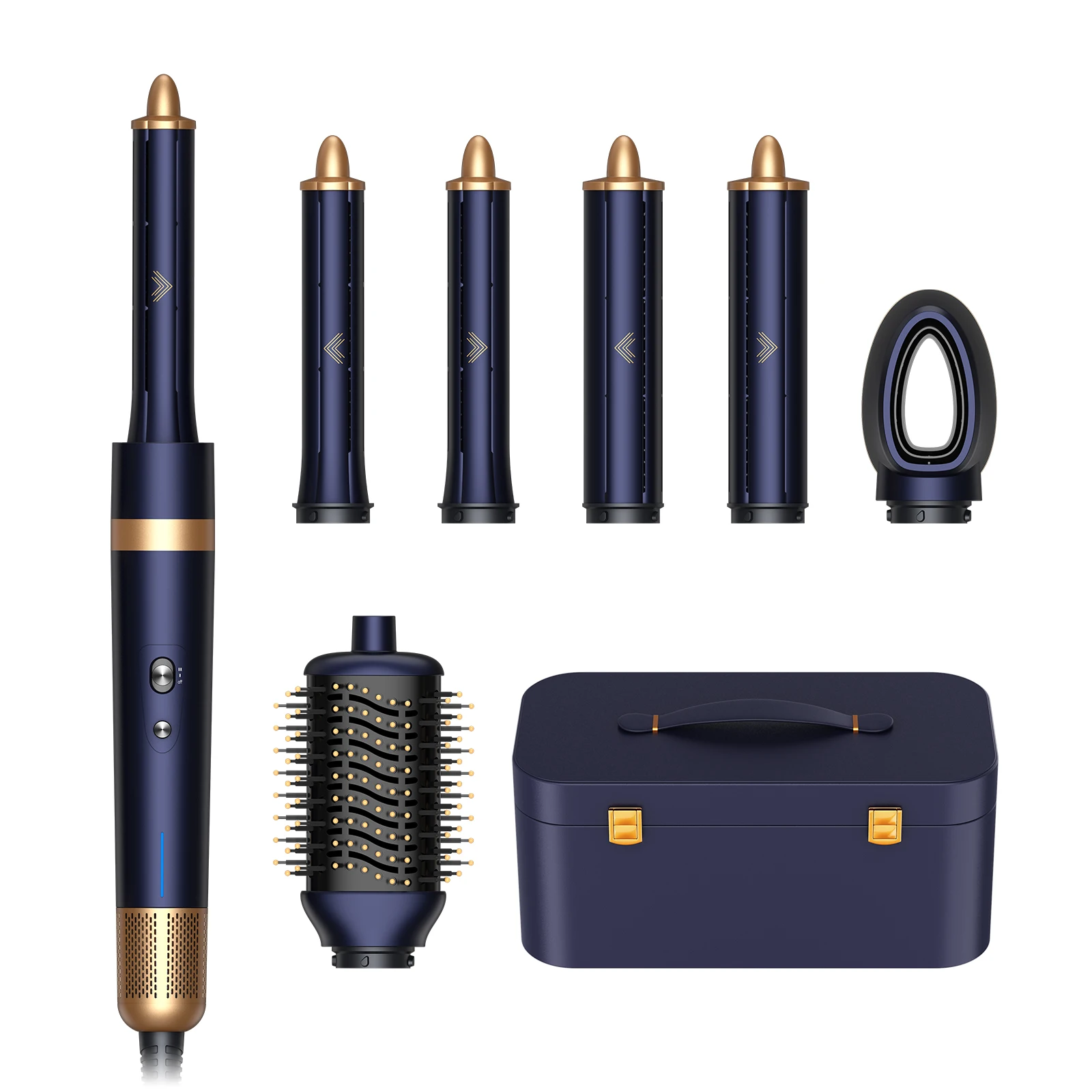 Hair Dryer Flex Style Air Drying Styling System Negative Ion Hair Dryer Airwrap Powerful Brush Auto-Wrap Curlers