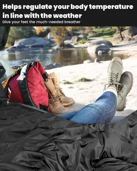 Sportneer Sleeping Bags for Adults 3-4 Season Warm Weather Waterproof Lightweight Camping Sleeping Bag for Camping Outdoor 6