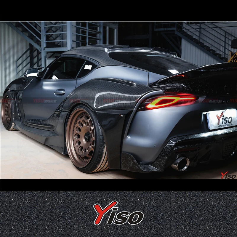 Cubierta De Decoración Lateral Para Cejas De Rueda Copatible Con Toyota Supra GR A90 A91 K5