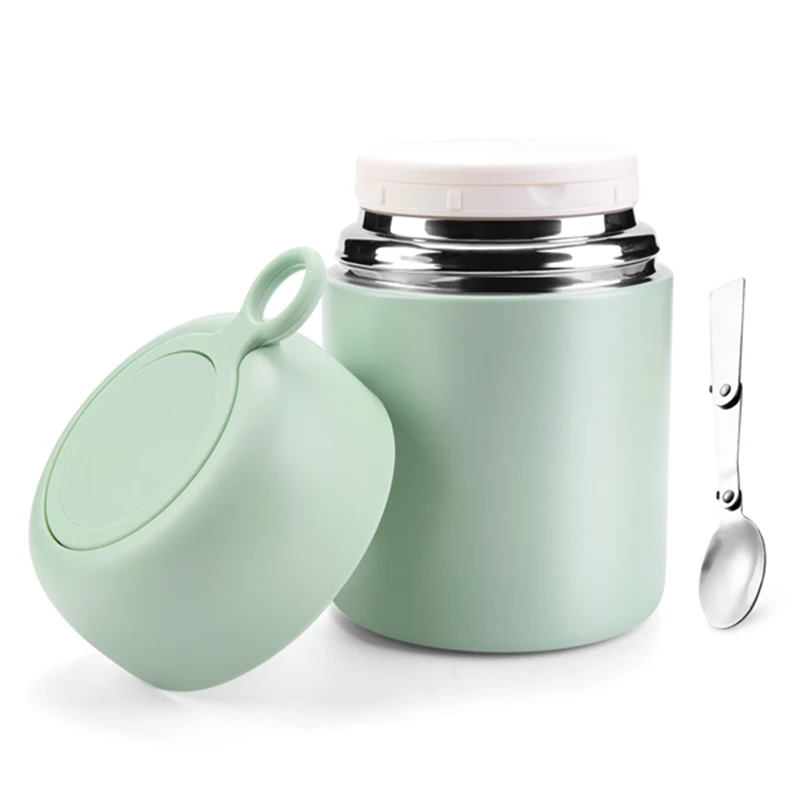 

Thermal Jug For Hot Food-Insulated Food Jar With Foldable Spoon , Leak Proof Food Thermal Jug For Kids Adults