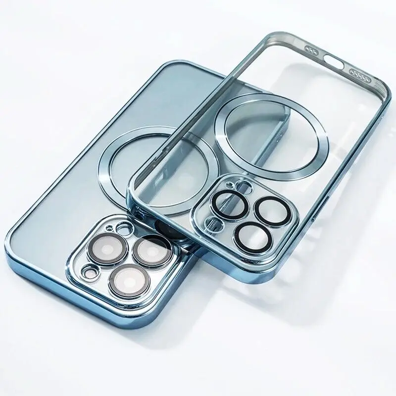 Custodia Per Apple Iphone 15 14 13 12 11 Pro Max Cover In Silicone Magnetico Antiurto 4 Colori Disponibili