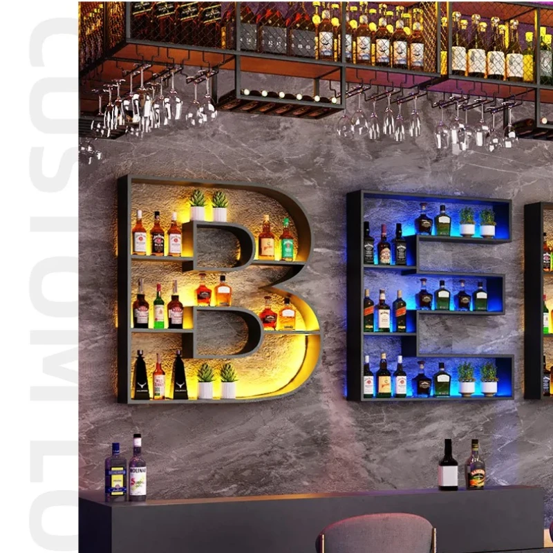 Modern Corner Wine Cabinet Living Room Wall Shelf Bar Black Salon Luxe Bottle Storage Shelves Column Adega Showcase Farmhouse