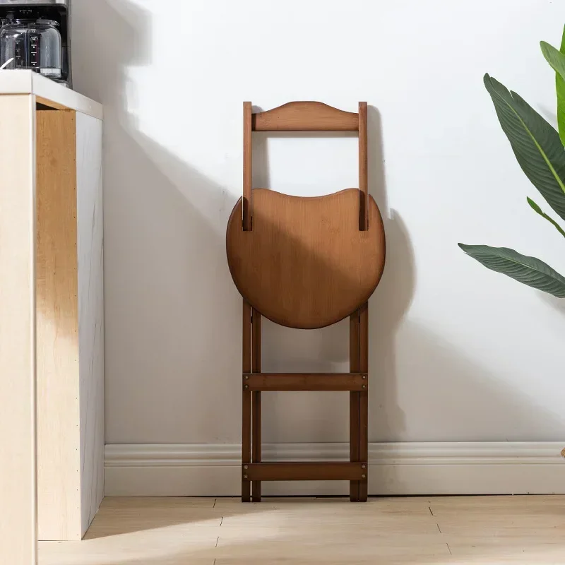 Foldable High Chair for Dining Chairs, Milk Tea Shop Front Chair, Nanzhu Bar, Kitchen Stool, Small Apartment Household