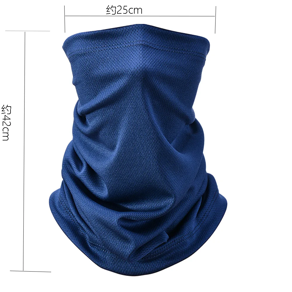 Multifunctional Outdoor Sport Magic Scarf Solid Neck Warmer Tube Hiking Cycling Face Head Wrap Mesh Bandana Balaclava Headband