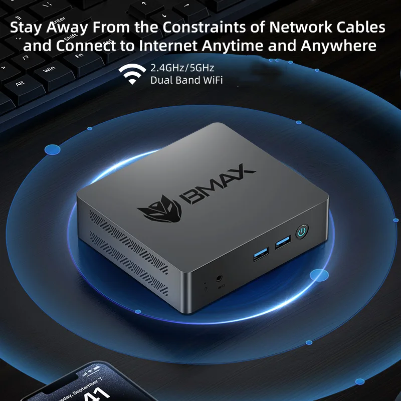 ミニPC,BMAX-B3 Pro,Intel n5095,8GB RAM, DDR4, 256GB SSD, Windows