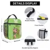 Cartoon Portals Melanie Martinez Insulated Lunch Bag Food Container Bags Reusable Cooler Thermal Lunch Box For School Office 6