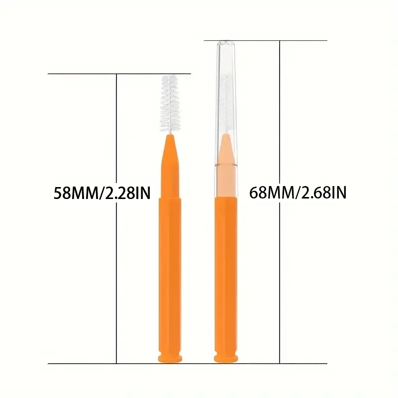 10pcs Interdental Brush For Dental Orthodontic Clean Between Teeth Cleaning Tools Soft Micro Brushes_voghion.com