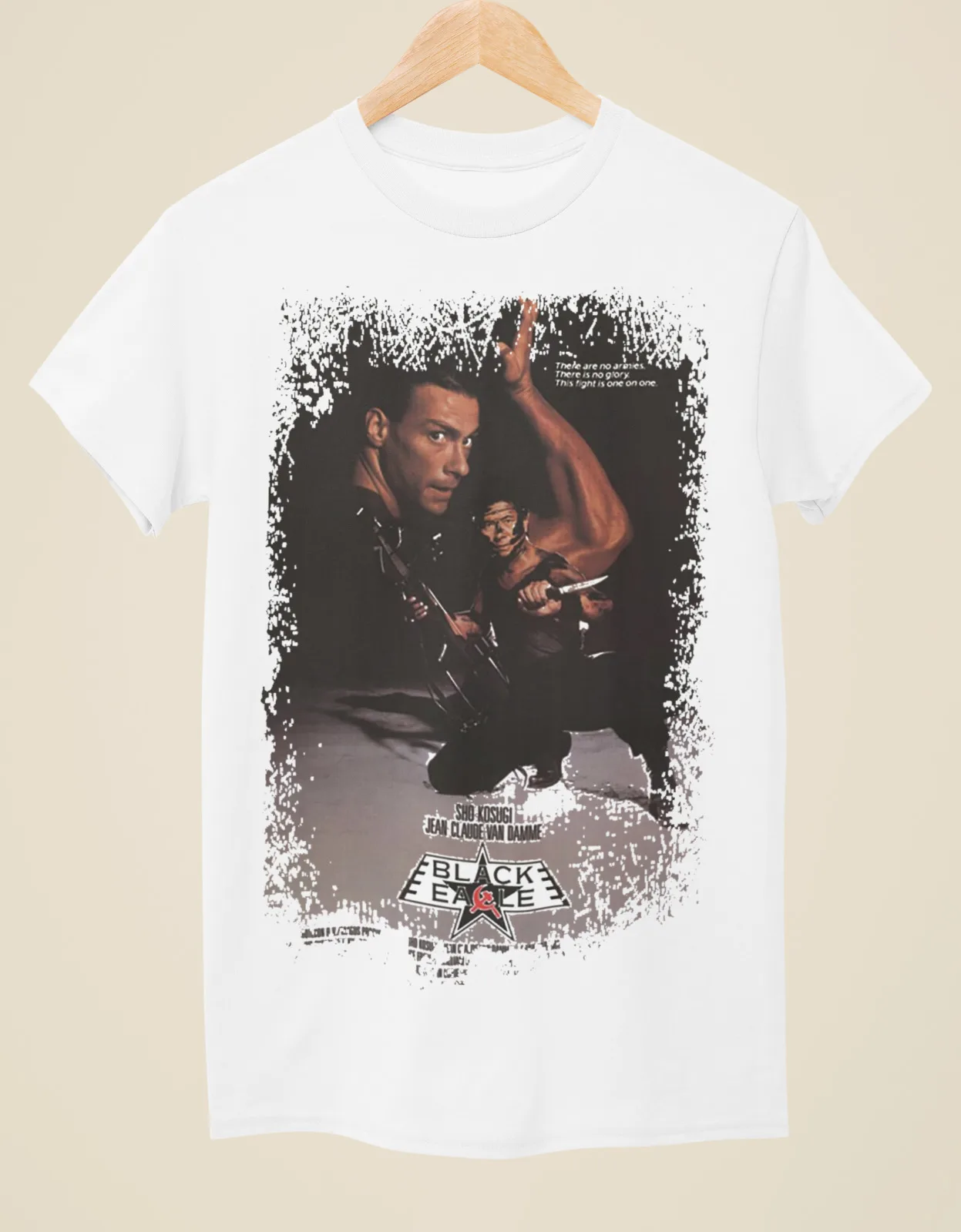 

Black Eagle - Movie Poster Inspired Unisex White T-Shirt