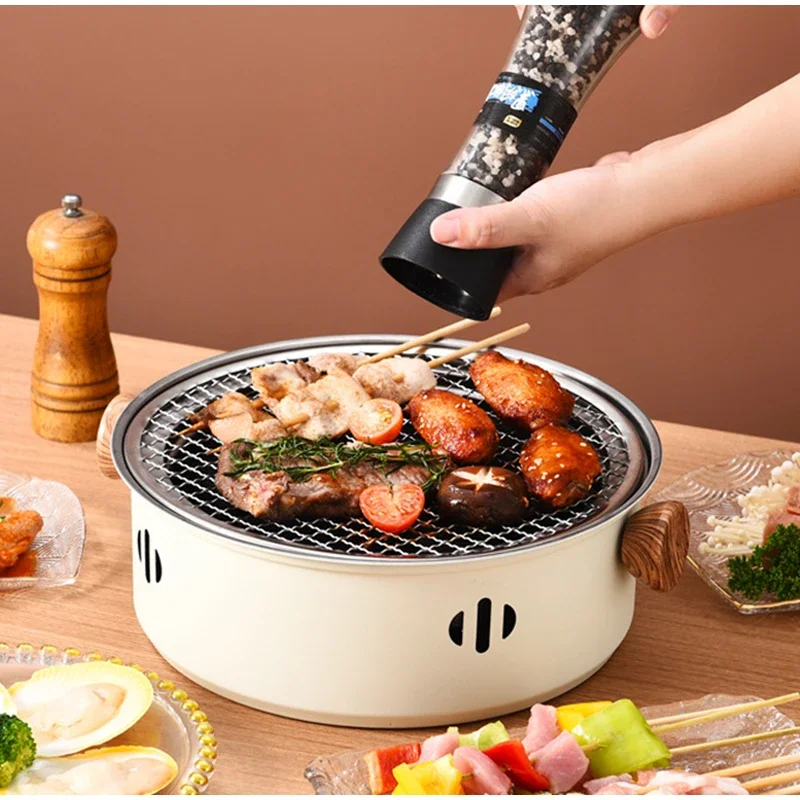 Barbecue grill Mini Brazier Portable Folding Fire Pit Home Camping Furnace Bbq Kitchen Utensils Charcoal Outdoor