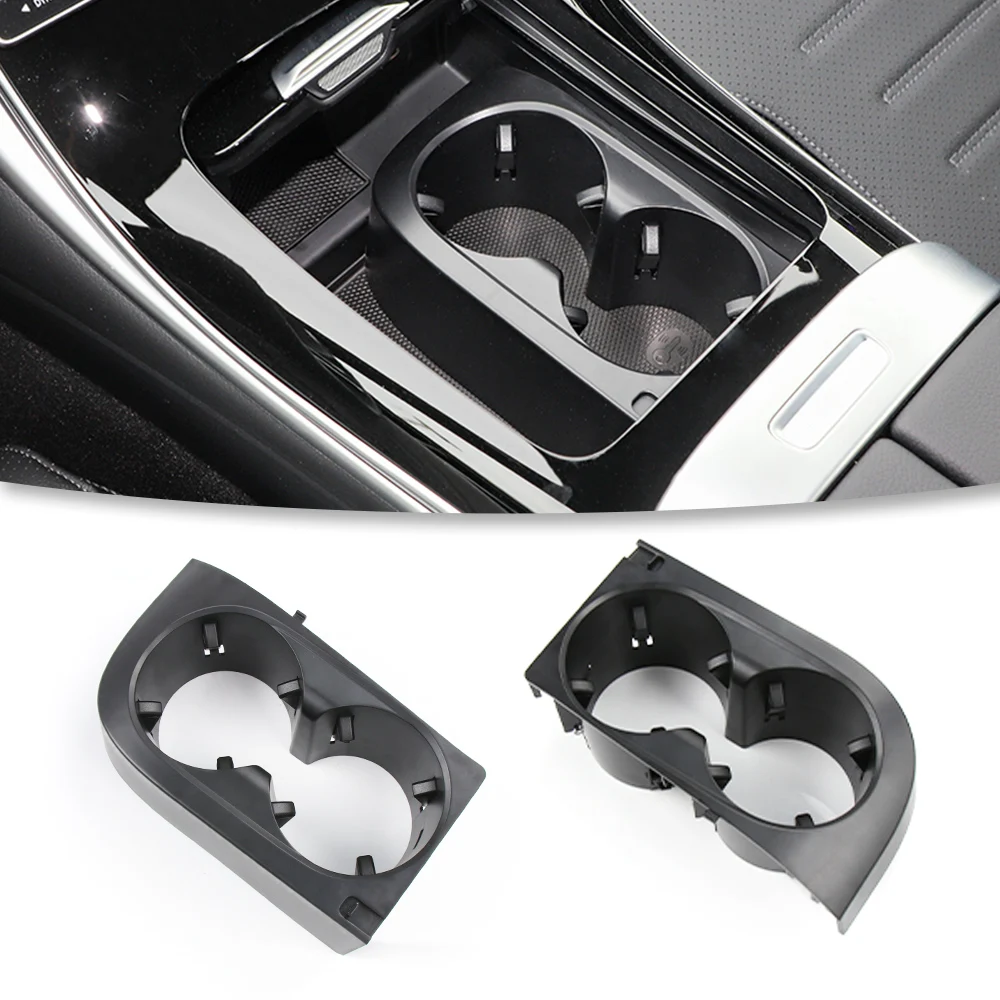 1 PC Car Front Center Console Water Cup Holder Insert Frame Drinks Holder For Mercedes-Benz W206 C class