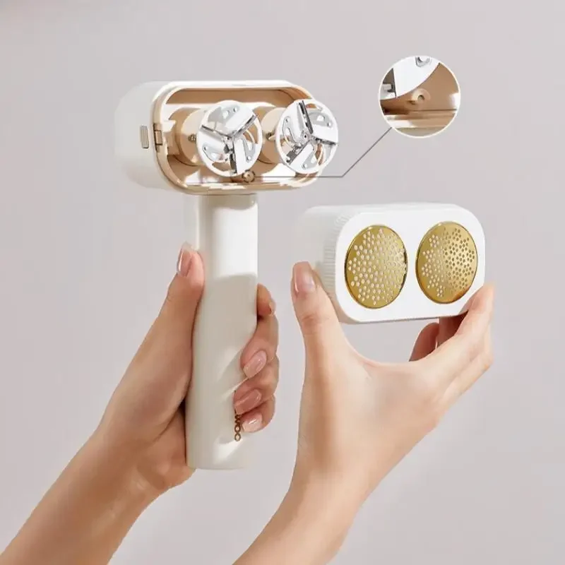 DAEWOO Lint Remover USB Type C Charging Removes Lint From Clothes Portable Double Heads Fabric Shaver Lint Roller Spool Machine 5