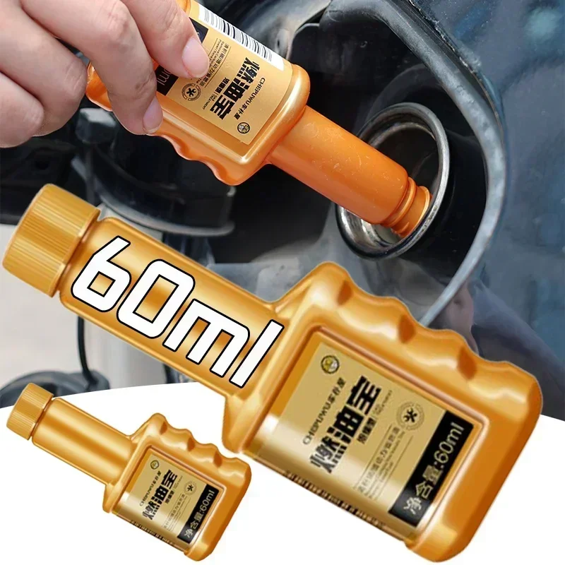60ml Fuel Treasure Car Engine Cleaner Gasoline Combustion Enhancer Carbon Removal Cleaning Agent PEA Decarbonization Fuel Saver