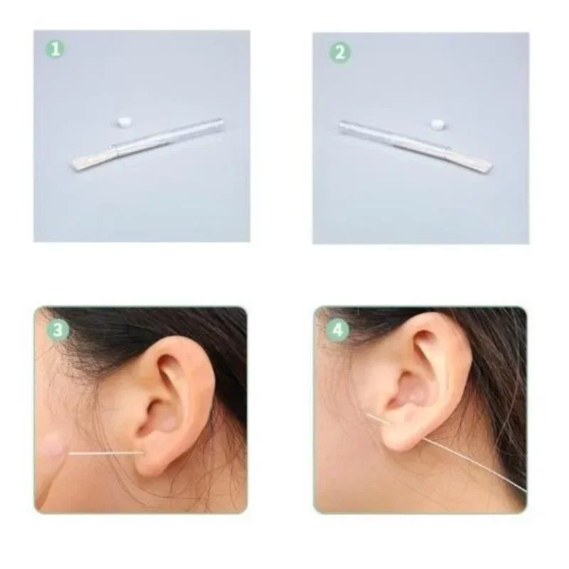 60/320PCS Ear Cleaning Line Portable Disposable Ear Hole Cleaner Dental Floss Ear Hole Care Tool Kit Piercing Cleaning Line 6