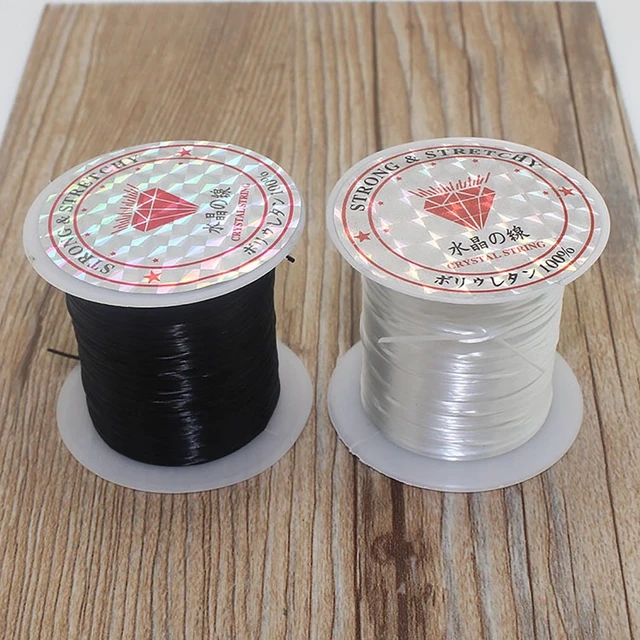 Elastic Clear Beading Thread Stretch Polyester String Cord for Jewelry  Making - AliExpress