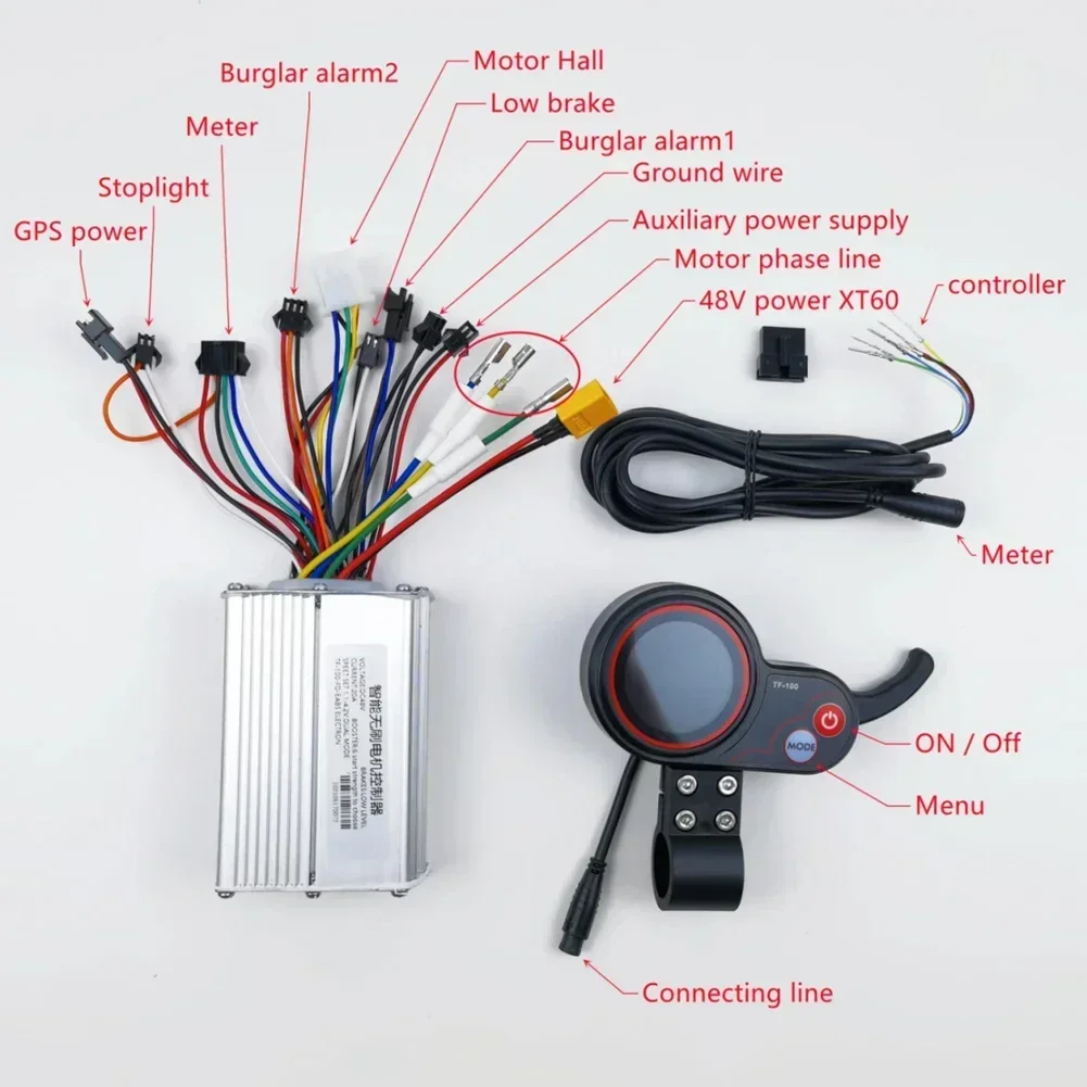 Kit Contrôleur + Affichage 48V 20A Pour Scooter Électrique Kugoo M4 - Compatible M4 10" Et Pro