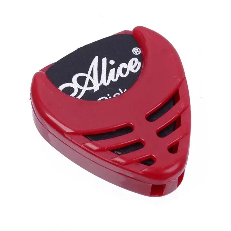1Pcs Guitar Pick Holders Plastic Stick-on Guitar Pick Case Celluloid Mediator Holders Electric Accessories for Bass