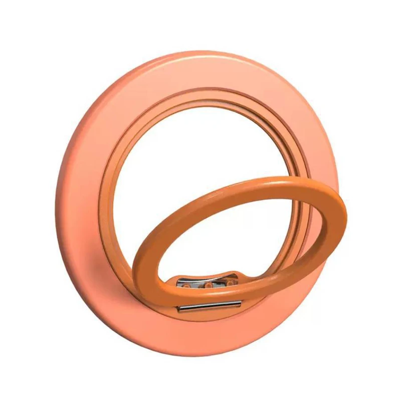 Rotating Magnetic Phone Holder and Kickstand with Finger Grip