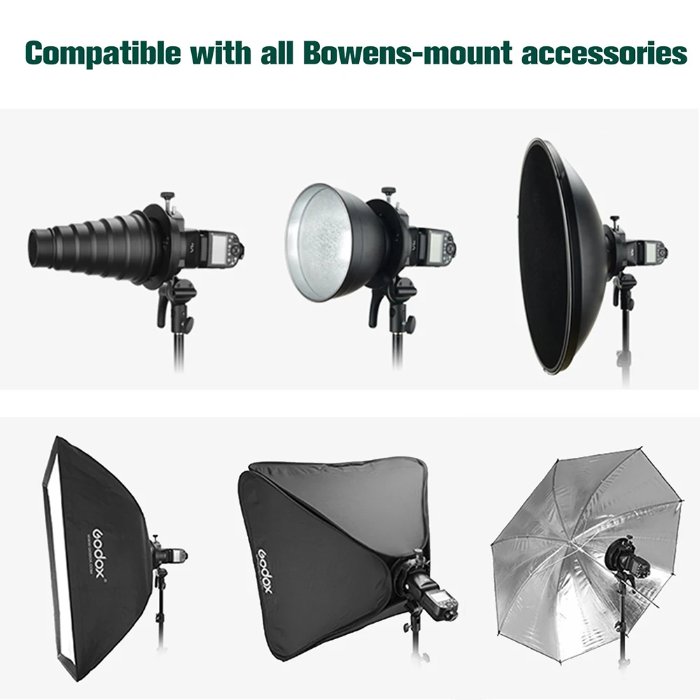S2 Bowens Mount Flash S-type Holder Bracket Handheld Grip for V1 V860II AD200 A