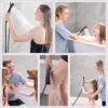 Four Spray Settings Shower Head Set Oil Rubbed Bronze and Black Finishing with 60" Long Stainless Steel Shower Hose 5