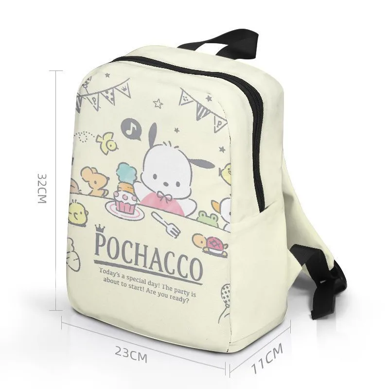 

Kawaii Sanrio Pochacco Backpack Cartoon Anime Student Backpack Outdoor Backpack Student Schoolbag Computer Bag Children's Gift