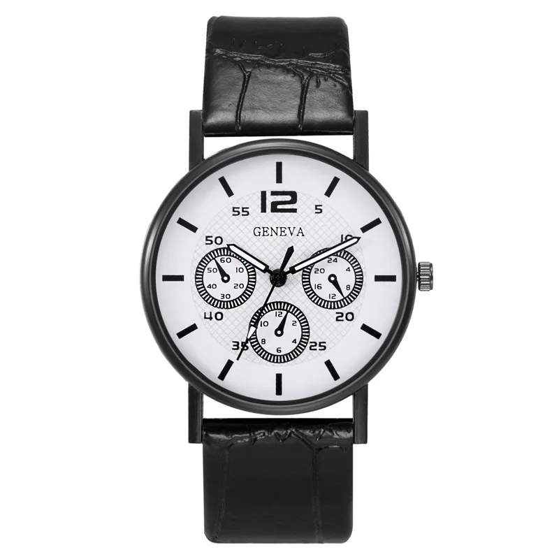 Watches Mens 2022 Three Eye Watches Quartz Men's Watch Blue Glass Belt Watch For Men Relogio Masculino Часы Мужские Наручные