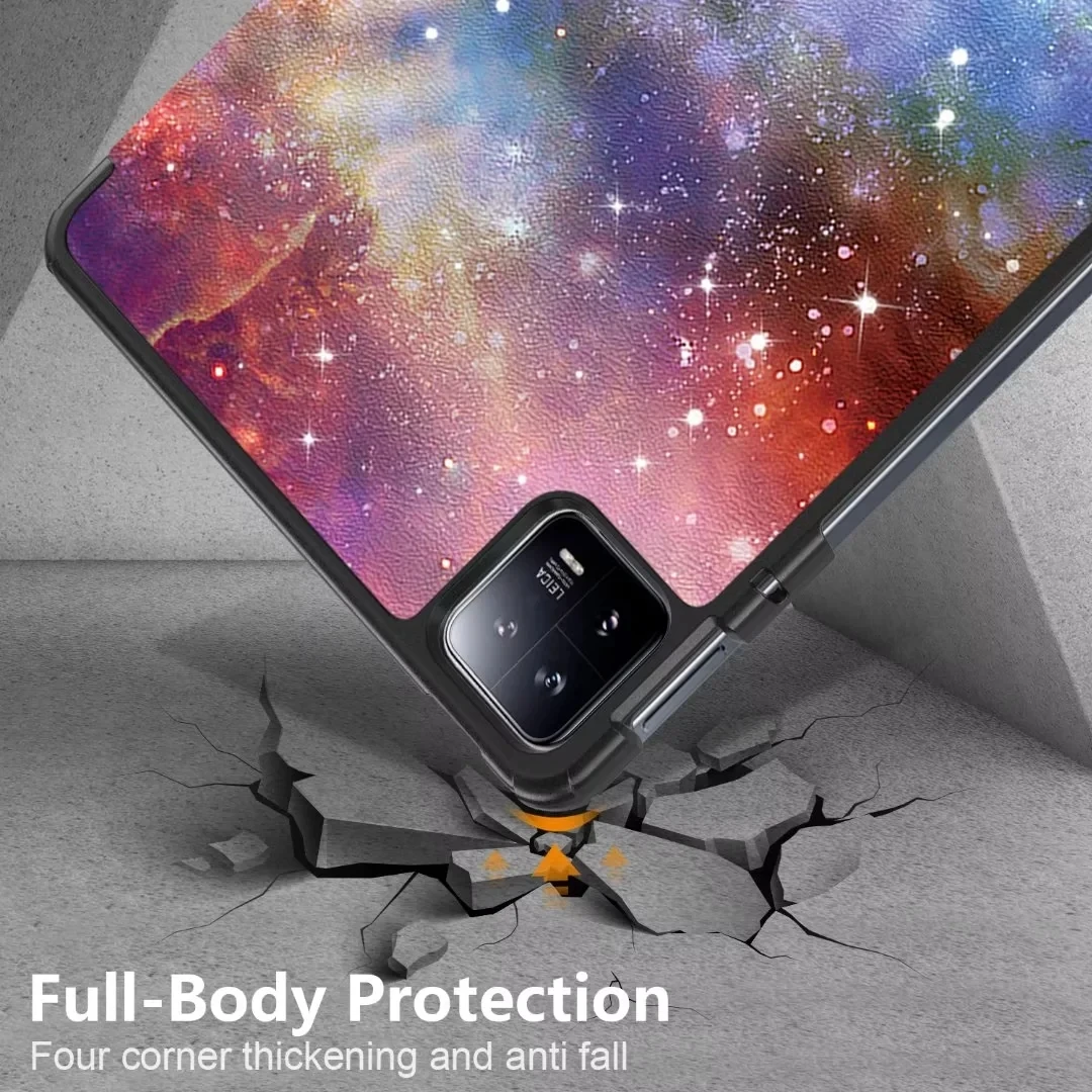 Premium Folding PU Leather Smart Tablet Case - Elegant & Durable