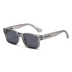 Elegant Light Luxury Square Sunglasses - Minimalist Unisex UV400 Protection (Grey)