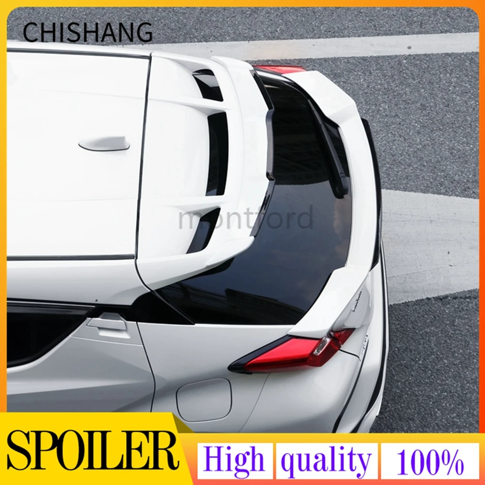 

For Toyota C-HR CHR 2017 2018 2019 Car Accessories ABS Plastic Unpainted Primer Color Rear Trunk Boot Lip Wing Roof Spoiler