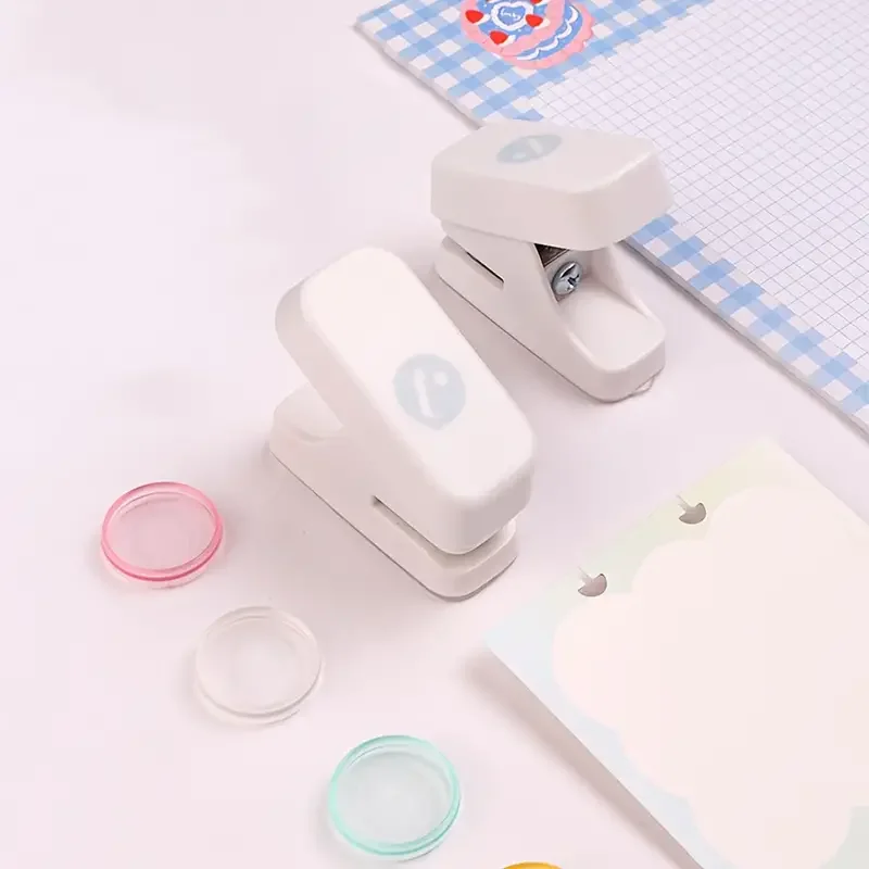 Hole Puncher KW-trio Portable Mushroom Hole Puncher Loose-leaf Disc Ring Binding Cutter T-type Paper Stationery Supplies